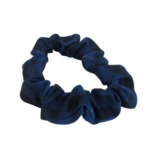 Scrunchie - Blue check